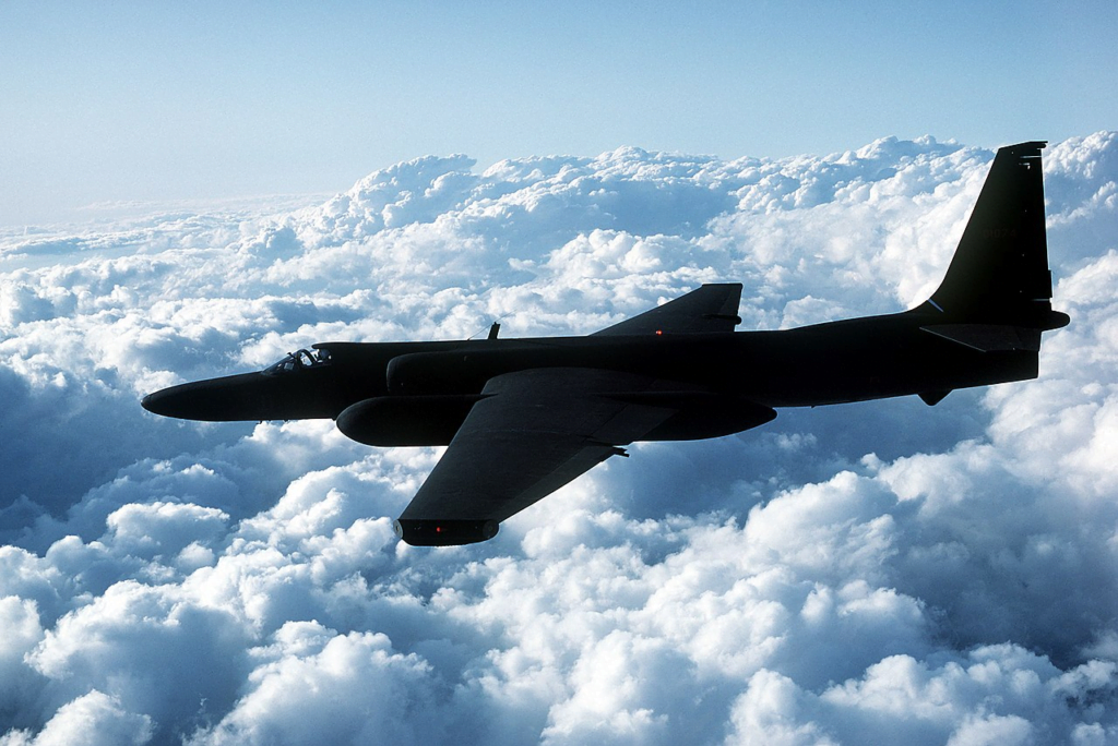 Imagen del avión espía U-2 visto en el Área 51